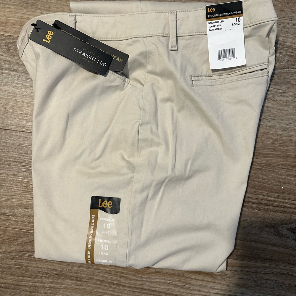 Lee slacks, size 10 Long
